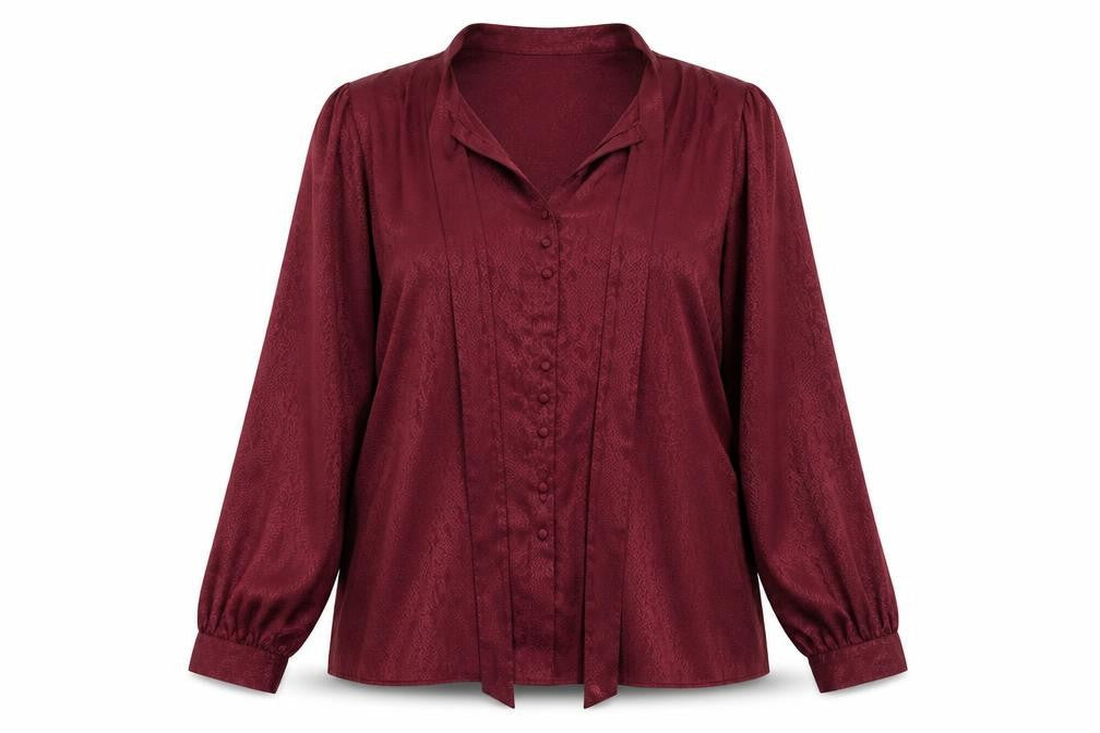 Soon Womens Red Animal Print  Basic Button-Up Size 18