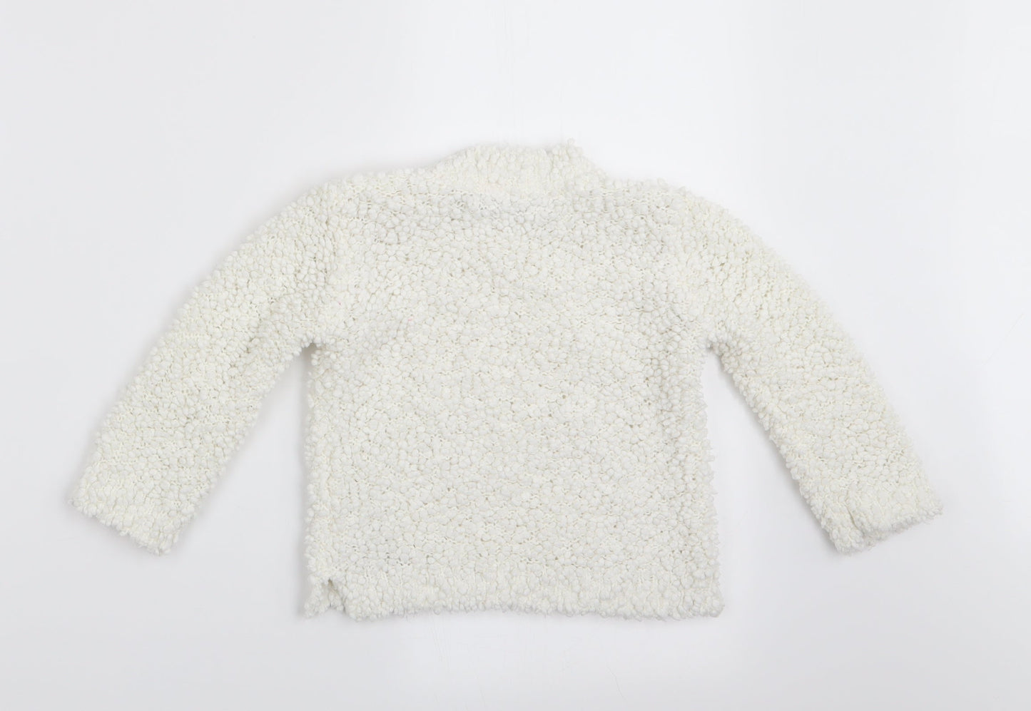 Marks and Spencer Girls Ivory   Pullover Jumper Size 2-3 Years