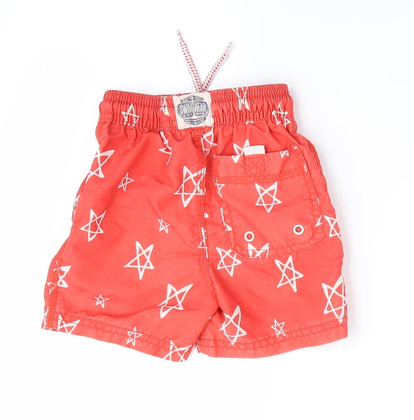 NEXT Boys Red   Cropped Trousers Size 18-24 Months  - Start Print Shorts