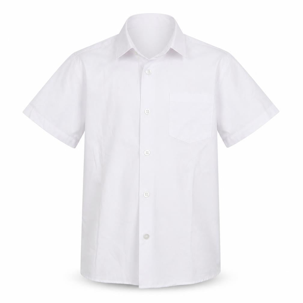 George Boys White   Basic Button-Up Size 7-8 Years