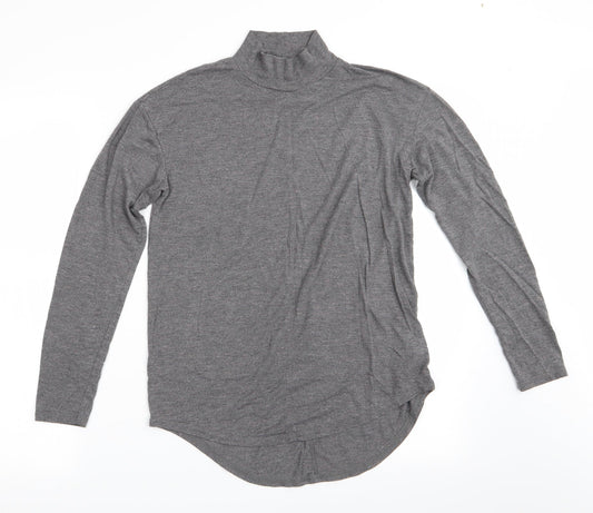 NEXT Womens Grey   Pullover Jumper Size 8  - Subtle pink glitter effect