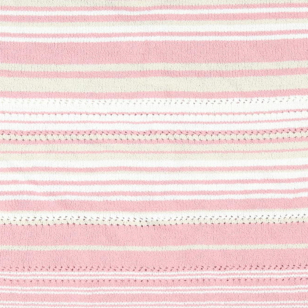 Preworn Womens Pink Striped  Pullover Jumper