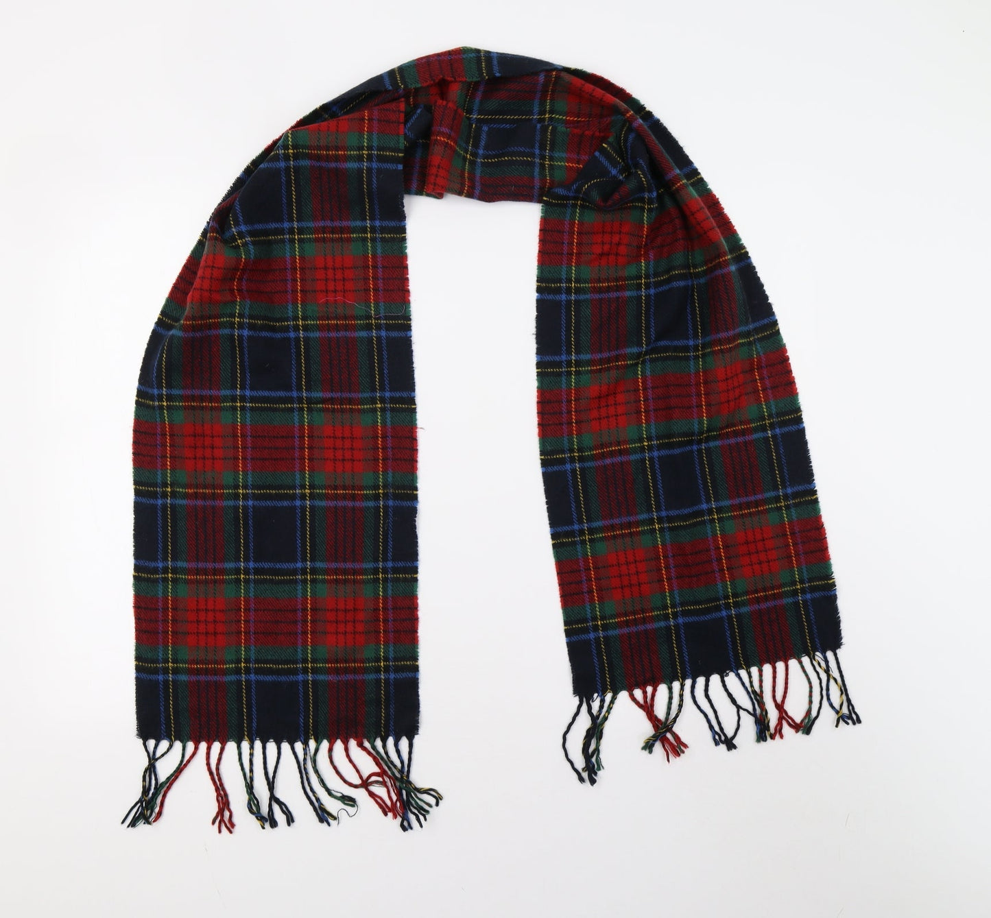 Preworn Womens Multicoloured Check   Scarf
