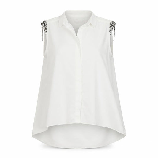 Dorothy Perkins Womens White   Basic Button-Up Size 8