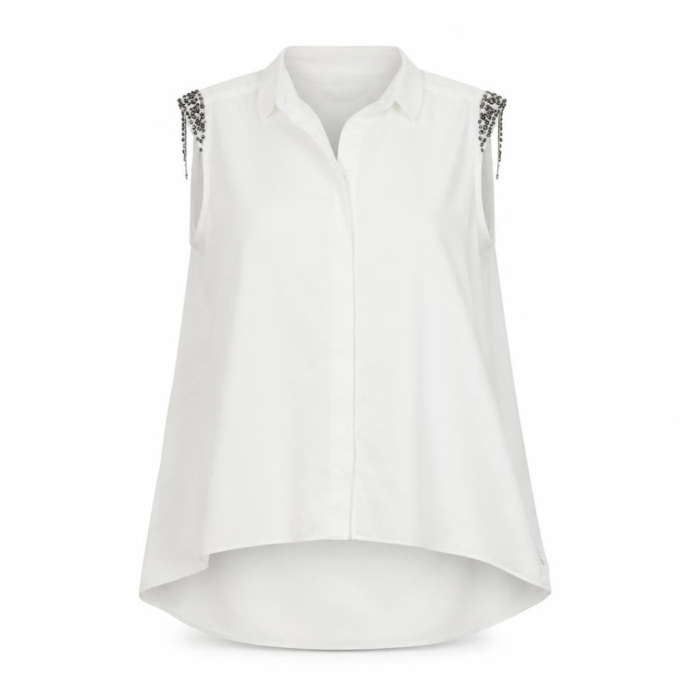 Dorothy Perkins Womens White   Basic Button-Up Size 8