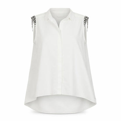 Dorothy Perkins Womens White   Basic Button-Up Size 8