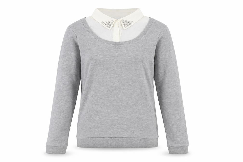 New Look Womens Grey   Pullover Jumper Size 14