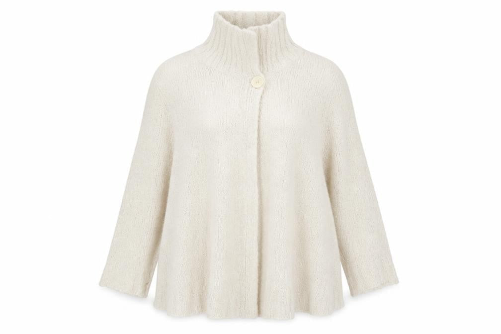 Pure dash Womens Beige   Cardigan Jumper Size 20