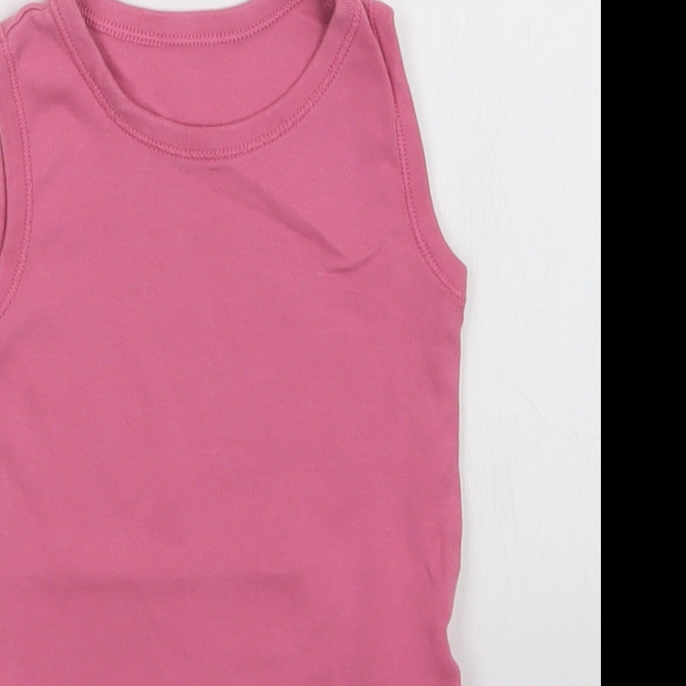 Matalan Girls Pink   Unitard One-Piece Size 9-12 Months