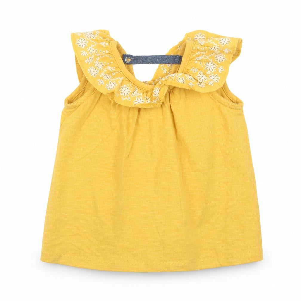 Savannah Girls Yellow   Basic Tank Size 3-6 Months