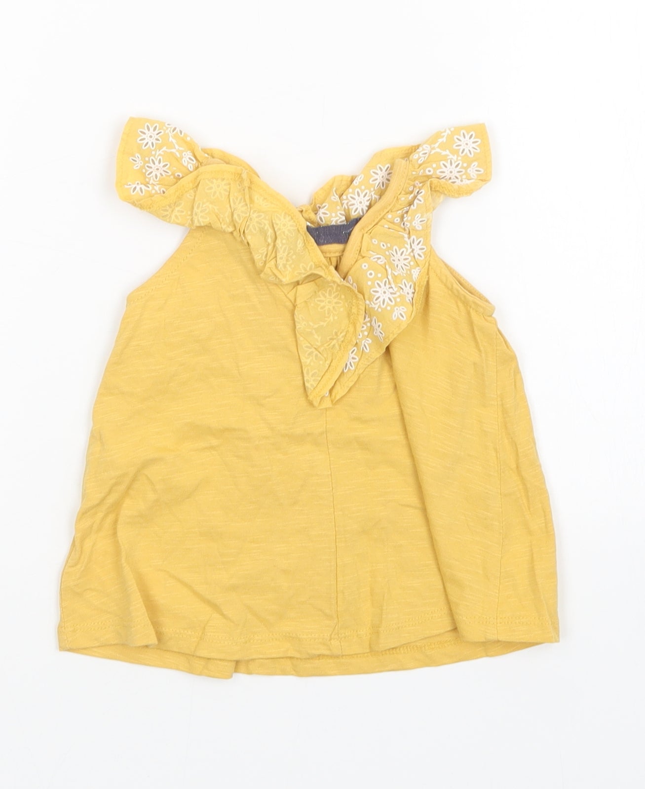 Savannah Girls Yellow   Basic Tank Size 3-6 Months