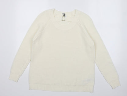 Capsule Womens Beige Pullover Jumper Size S