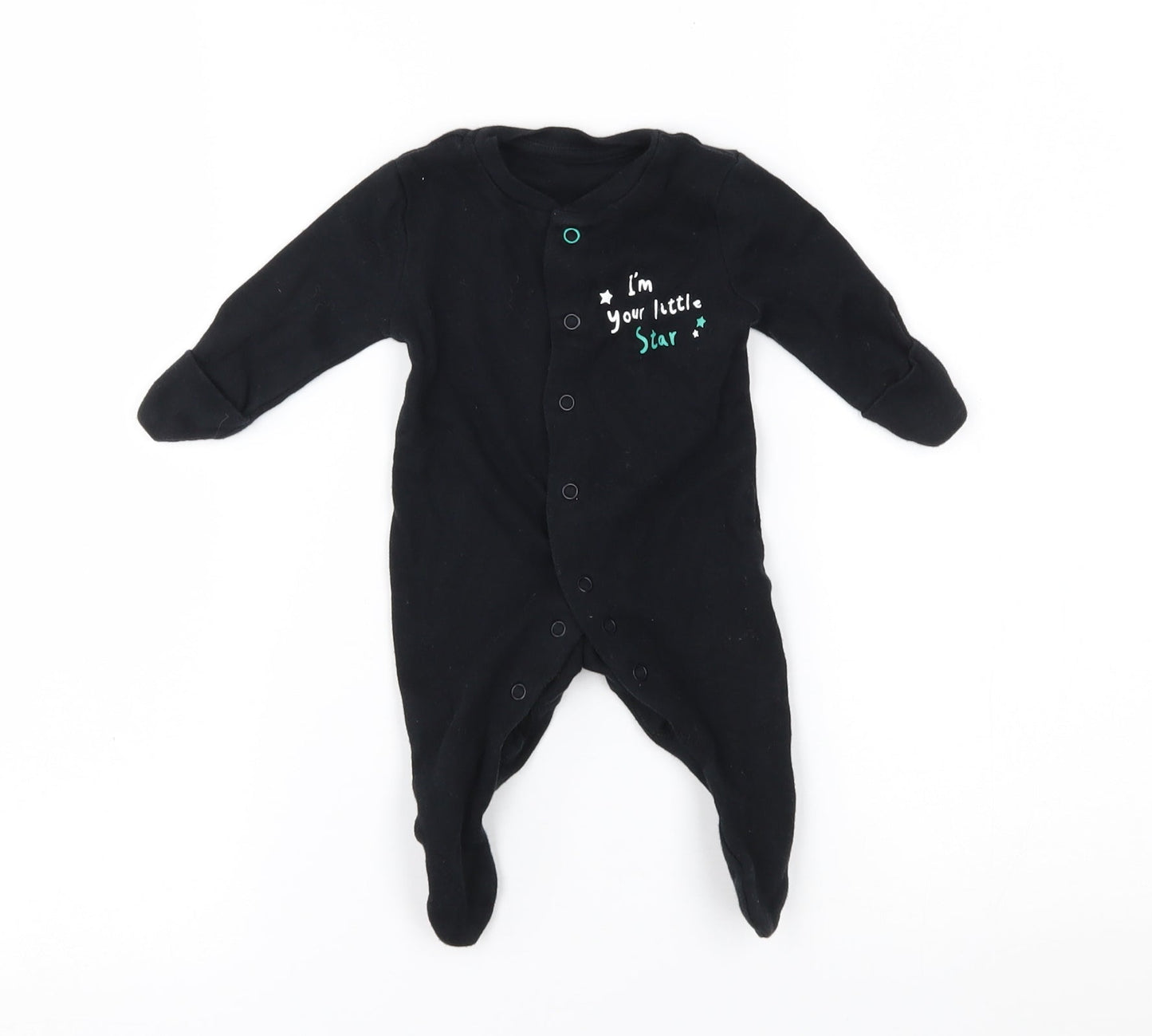 Primark Baby Blue   Babygrow One-Piece Size 0-3 Months