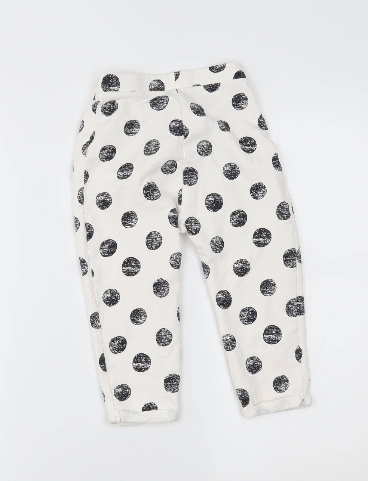 Nutmeg Girls White    Pyjama Pants Size 2-3 Years