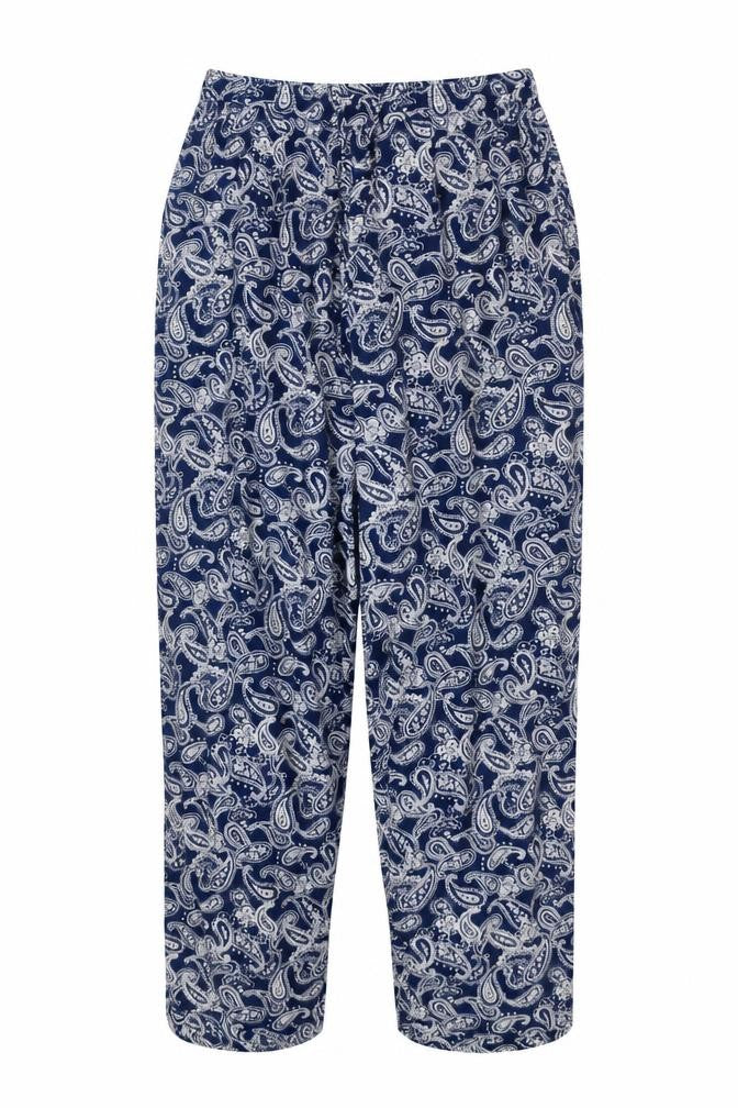 Alexandra Womens Blue Paisley  Trousers  Size 12 L29 in