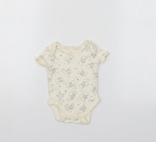 Disney Baby Grey   Romper One-Piece Size 0-3 Months