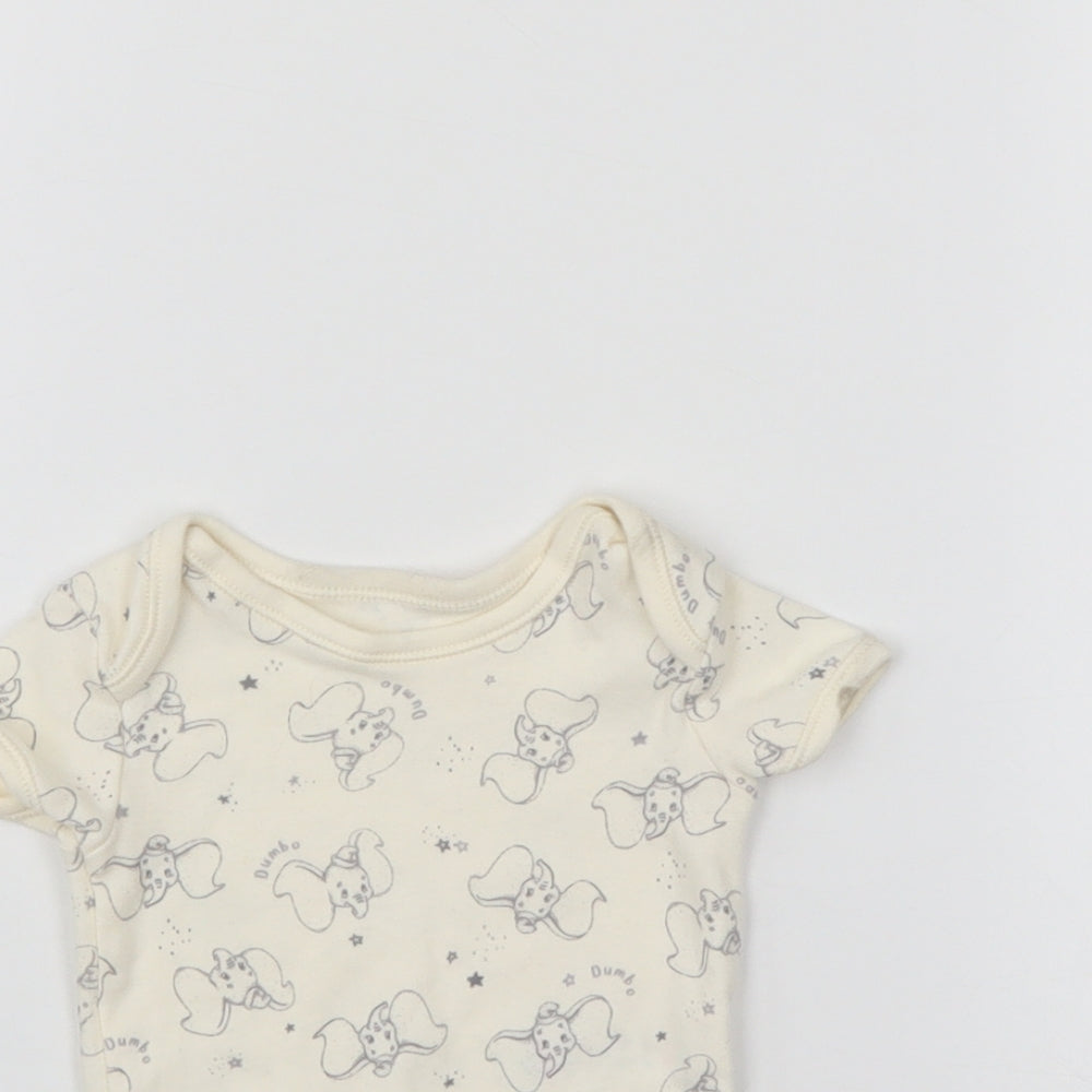 Disney Baby Grey   Romper One-Piece Size 0-3 Months