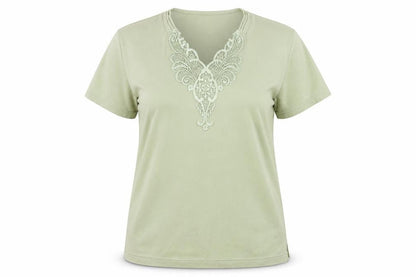 Avant Garde Womens Green   Basic Blouse Size M