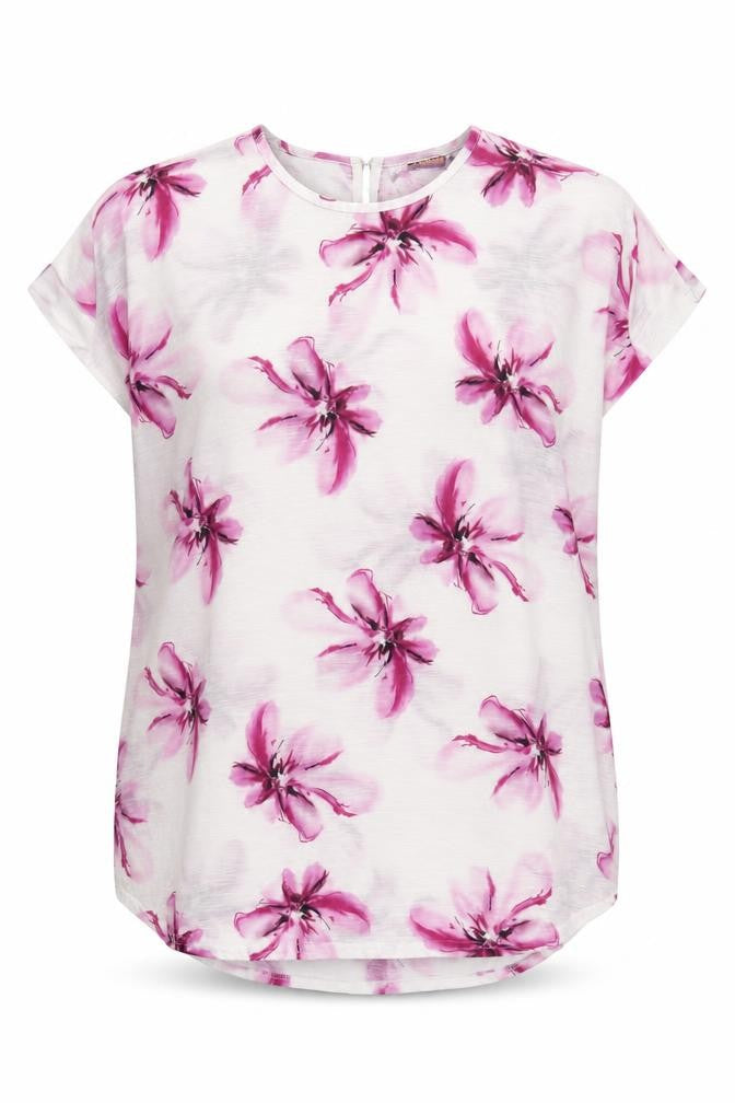 QED London Womens Multicoloured Floral  Basic Blouse Size L