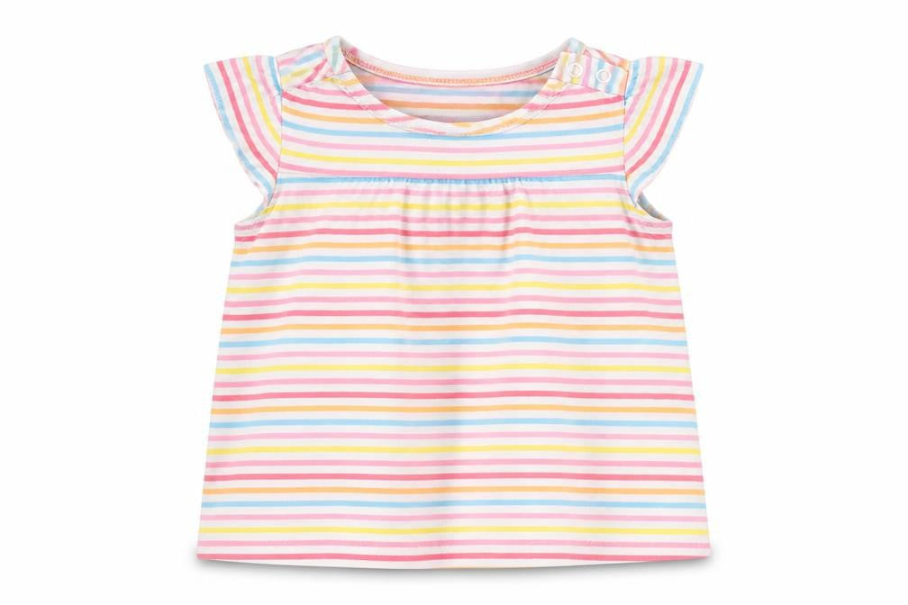 TU Baby Multicoloured Striped  Basic T-Shirt Size 12-18 Months