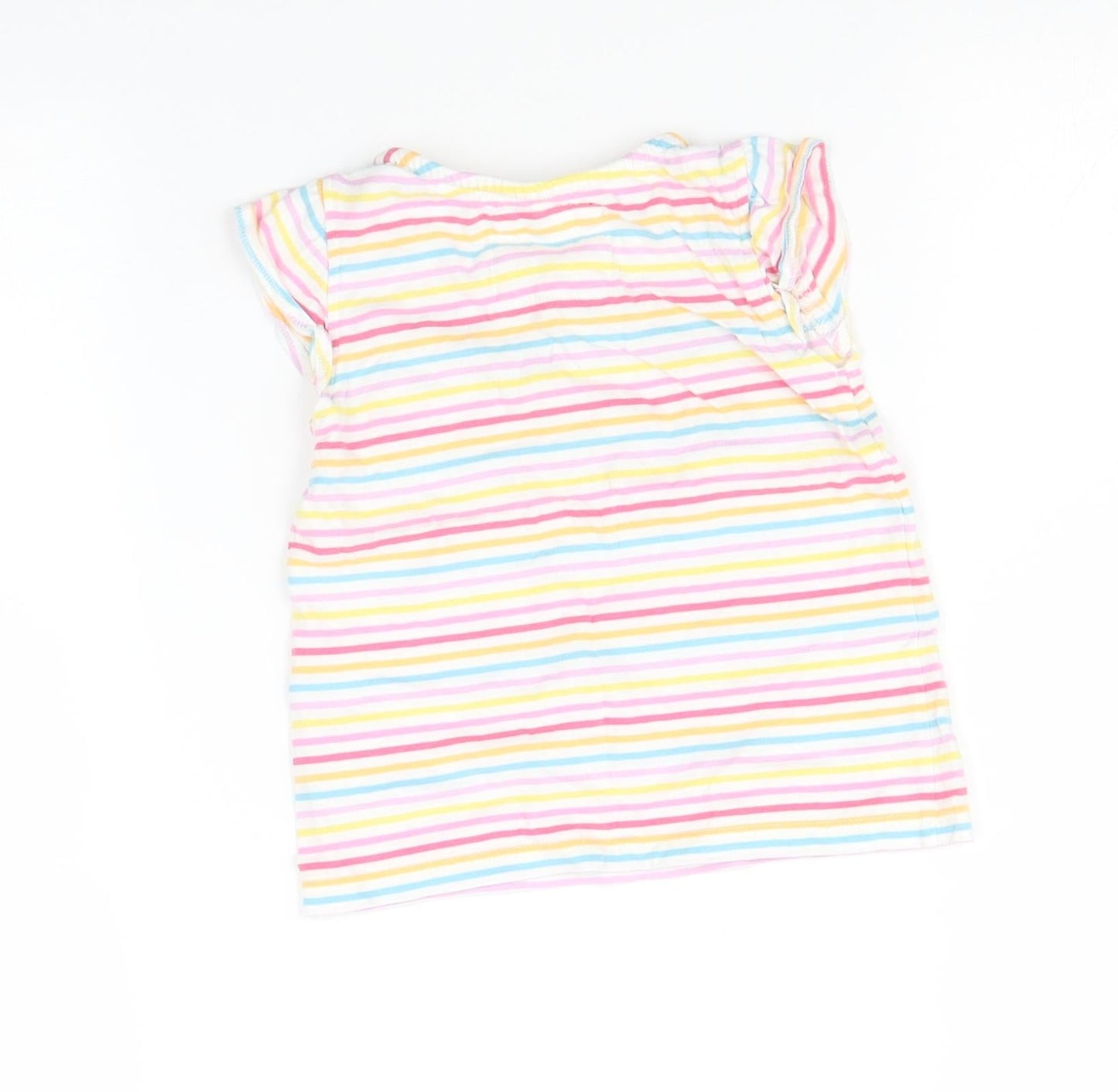 TU Baby Multicoloured Striped  Basic T-Shirt Size 12-18 Months