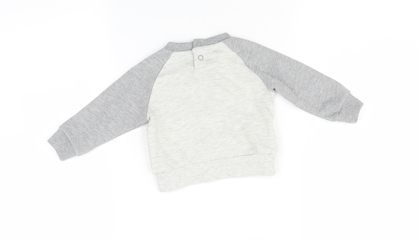 Disney Baby Grey   Pullover Jumper Size 0-3 Months  - Tigger