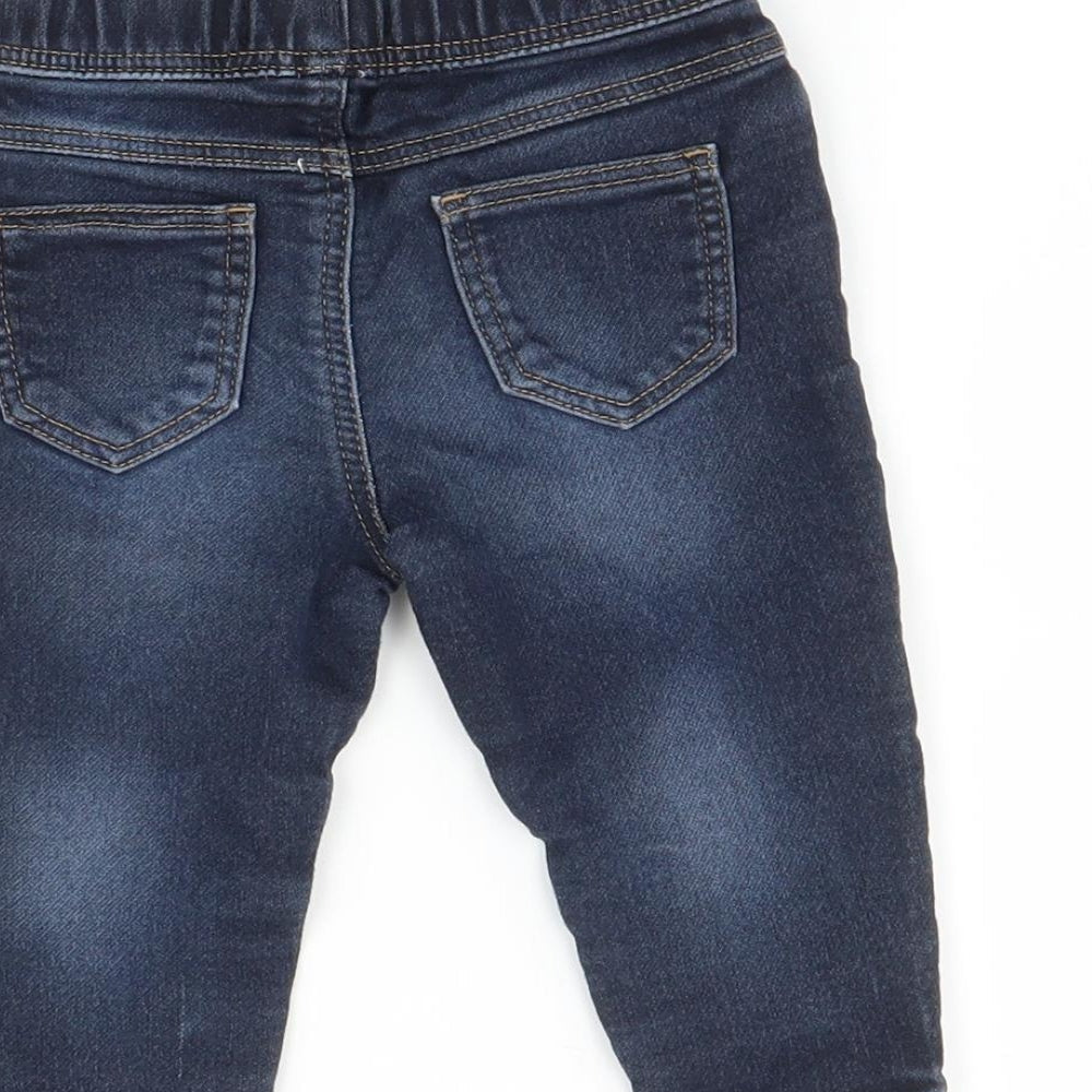 Denim Co Baby Blue   Jogger Trousers Size 6-9 Months