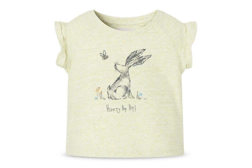 NEXT Baby Green   Basic T-Shirt Size 6-9 Months  - rabbit
