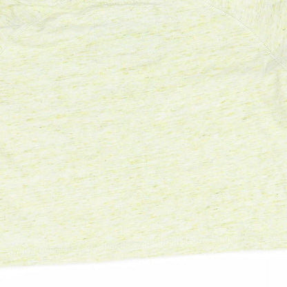 Brand and care label for Next Baby Green Basic T-Shirt, size 6-9, Months - rabbit
