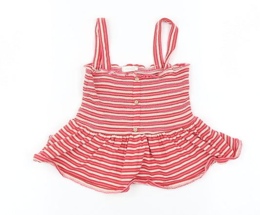NEXT Girls Multicoloured Striped  Fit & Flare  Size 6 Years