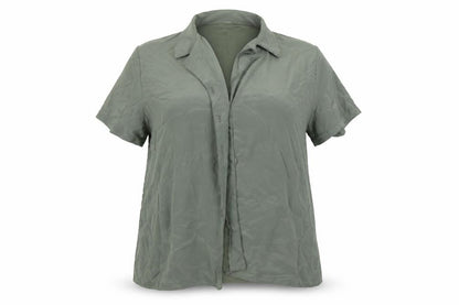 Designer Collection Womens Green    Button-Up Size 20