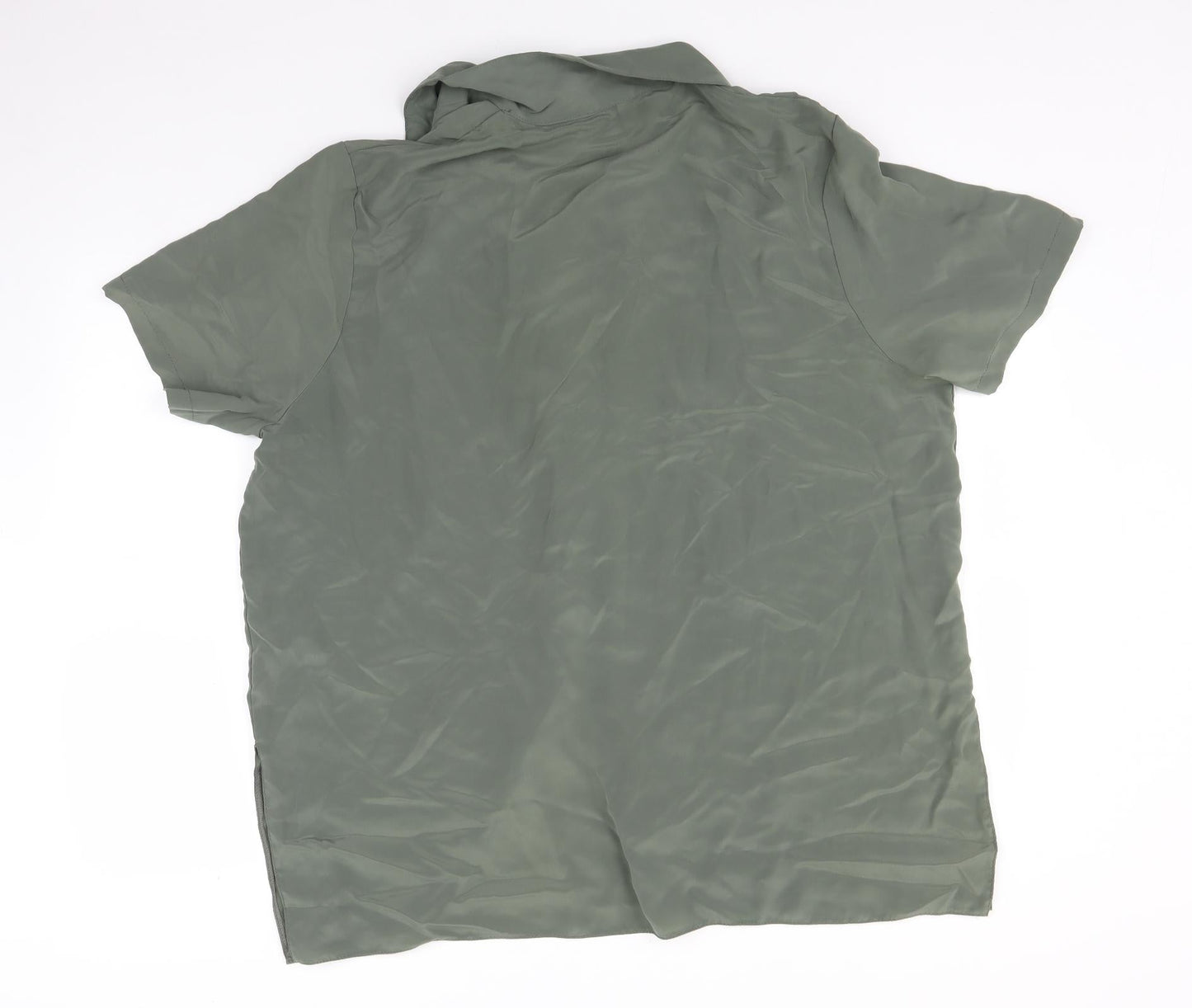 Designer Collection Womens Green    Button-Up Size 20