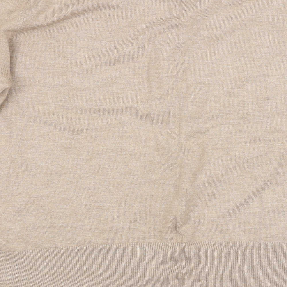 M&S Womens Brown   Cardigan Jumper