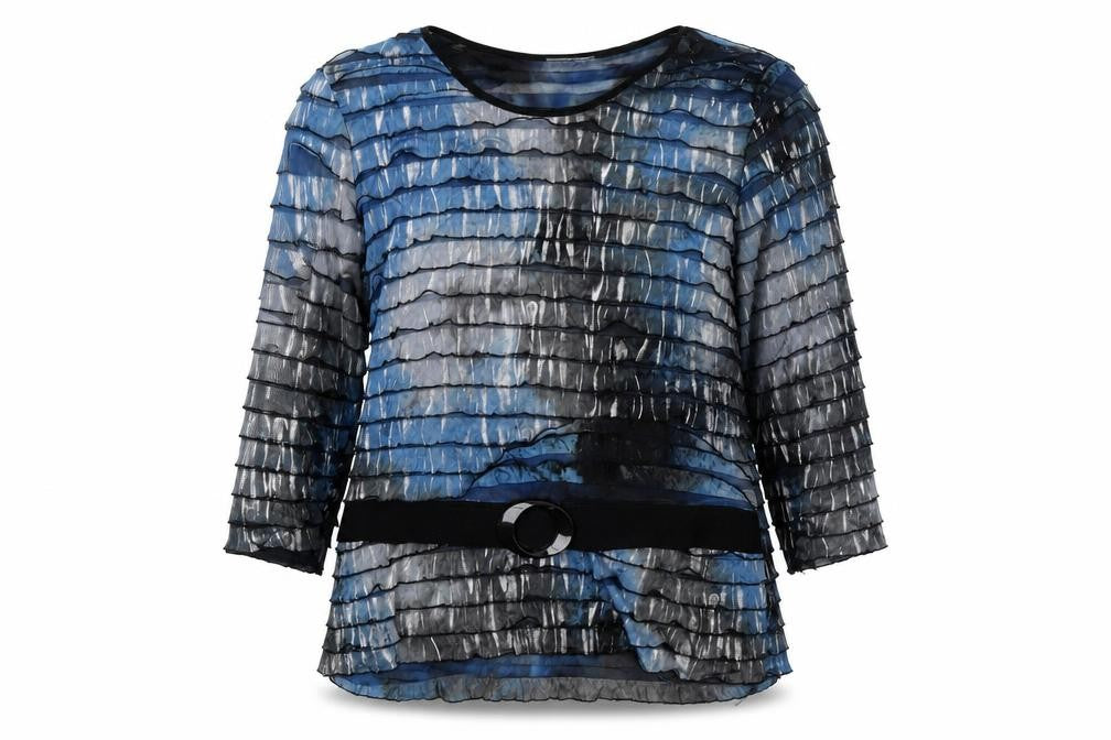 ANNE SMITH Womens Multicoloured   Basic Blouse Size 18