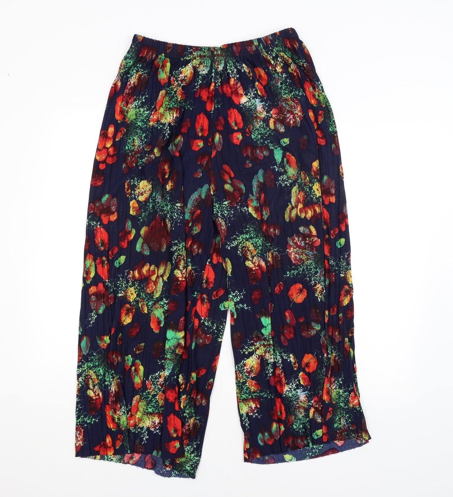 Preworn Womens Multicoloured Floral  Bloomer Trousers  L24 in