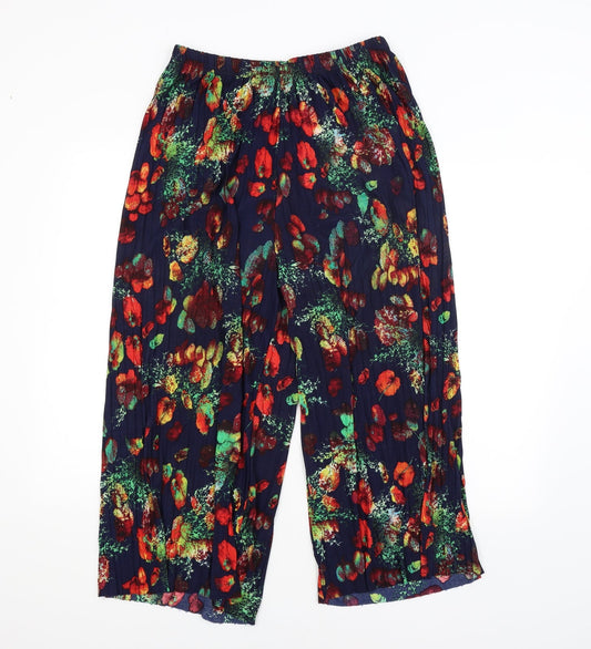 Preworn Womens Multicoloured Floral  Bloomer Trousers  L24 in