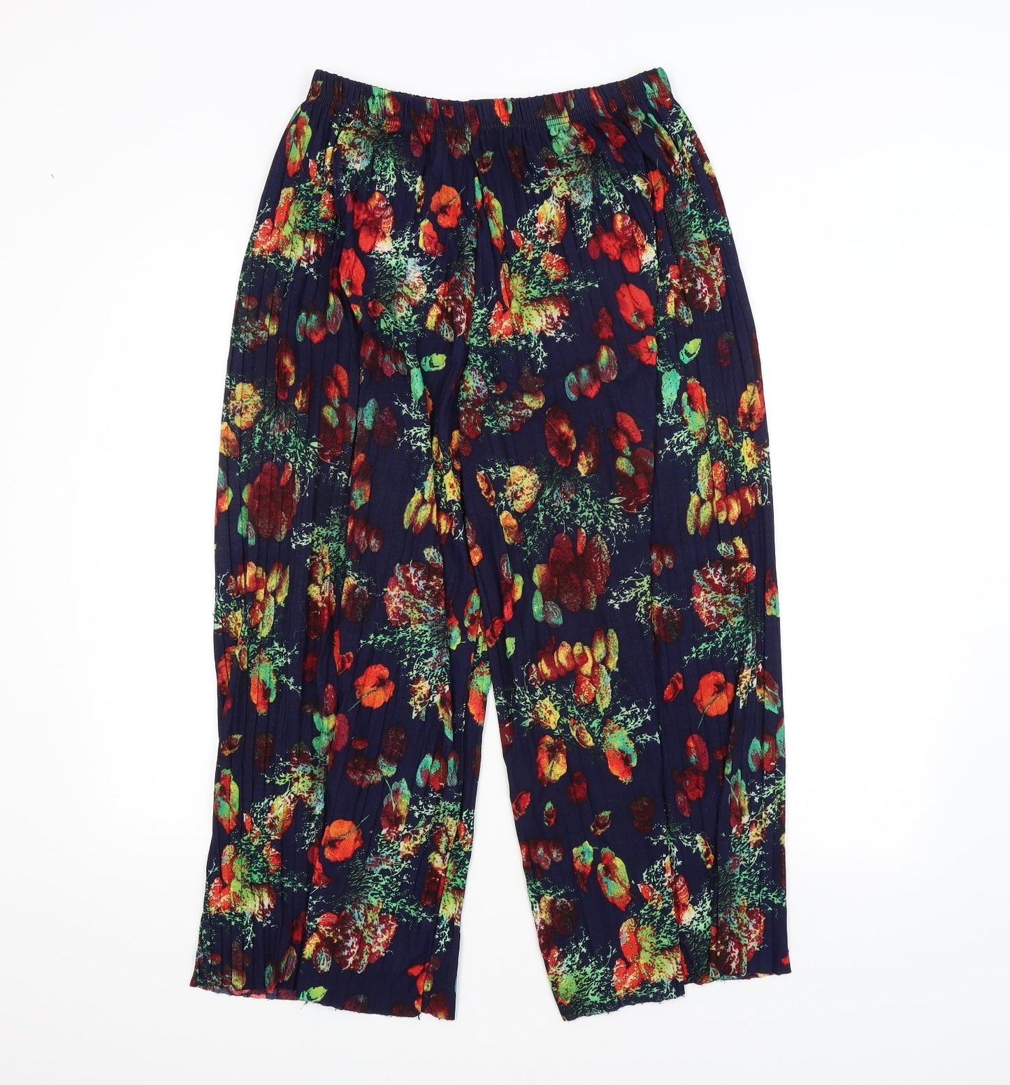 Preworn Womens Multicoloured Floral  Bloomer Trousers  L24 in