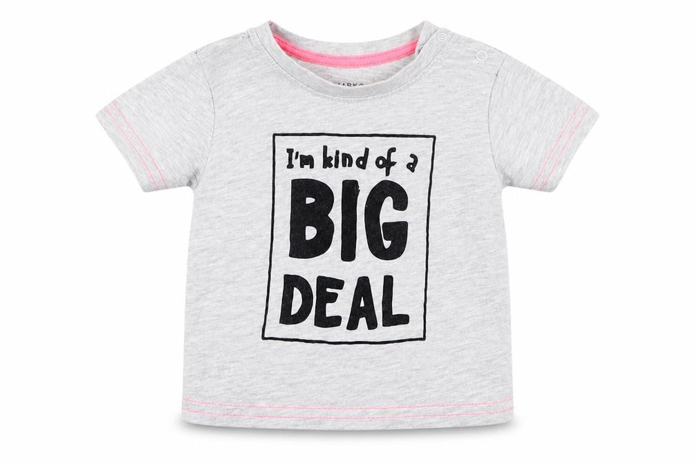 Primark Baby Grey   Basic T-Shirt Size 3-6 Months  - I'm Kind of a Big Deal