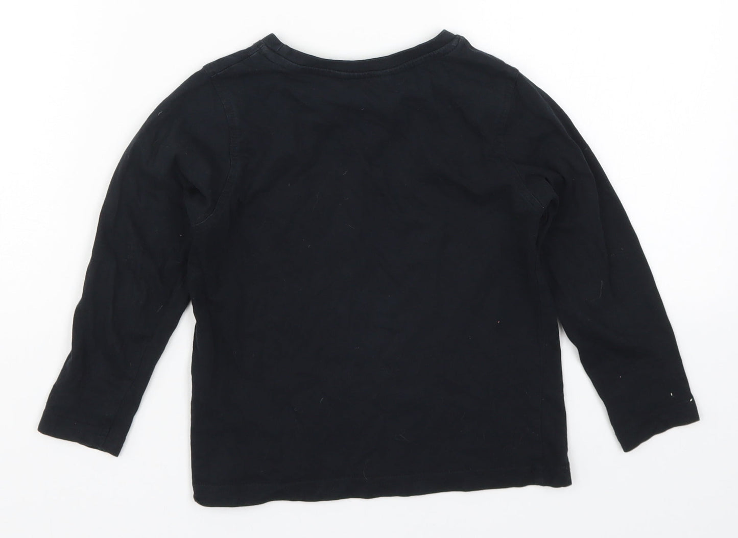George Boys Black   Basic T-Shirt Size 4-5 Years  - Green Arrows