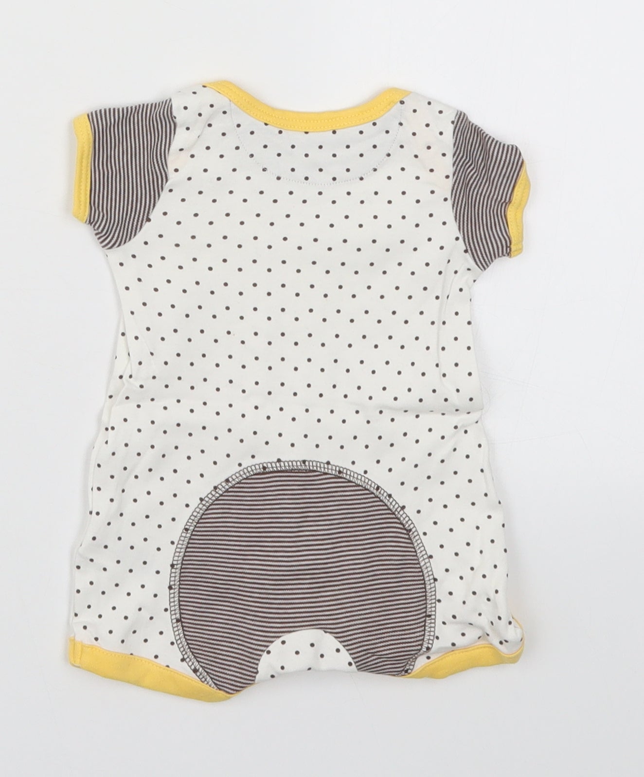 Mothercare Baby White Polka Dot  Babygrow One-Piece Size Newborn