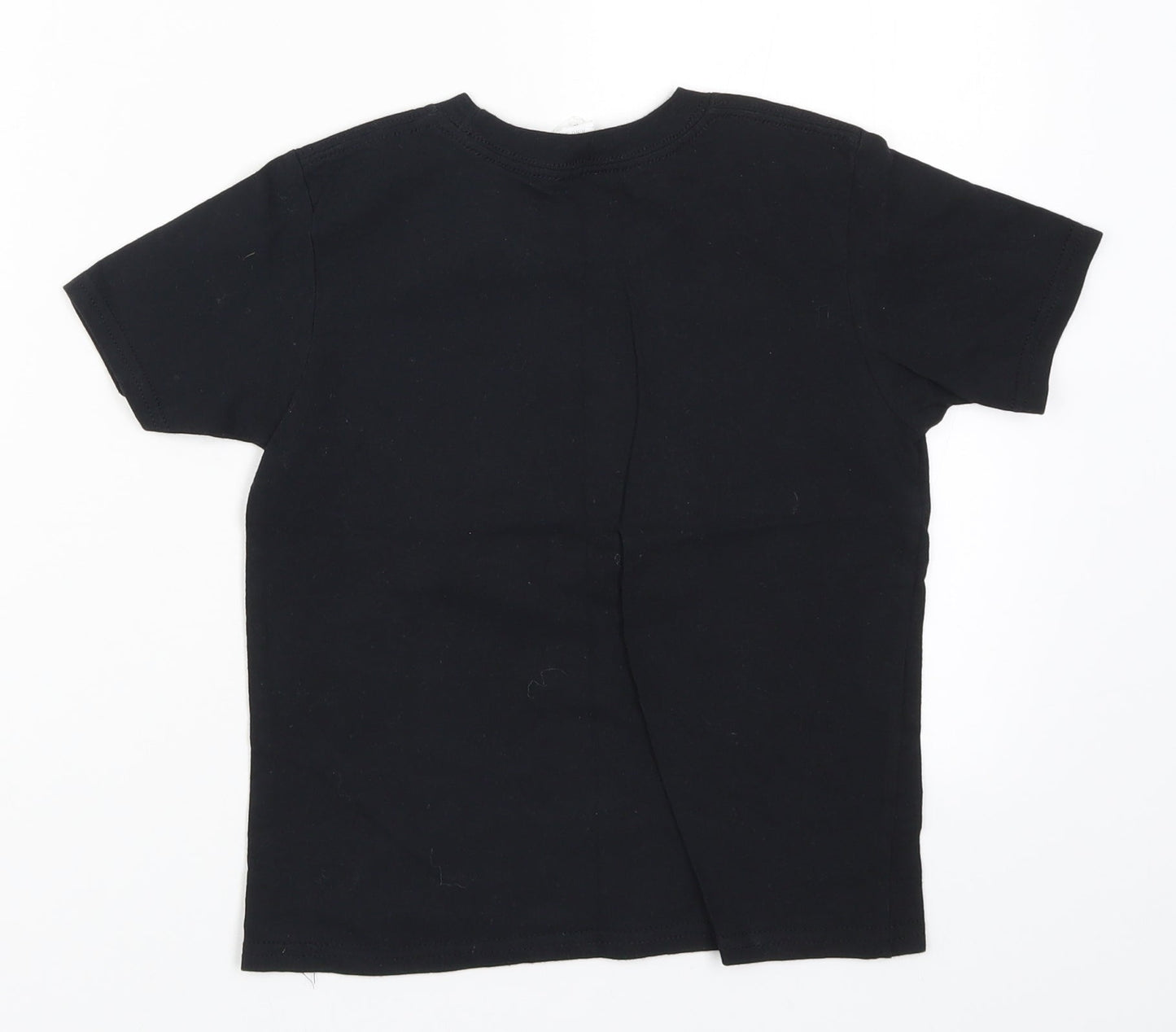 Gildan Boys Black   Basic T-Shirt Size 5-6 Years  - Gurkey