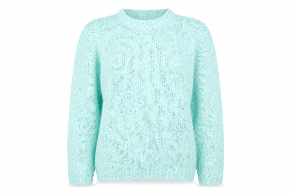 GI Womens Blue  Knit Pullover Jumper Size 12