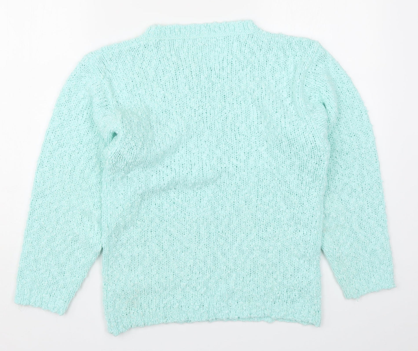 GI Womens Blue  Knit Pullover Jumper Size 12