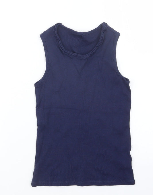 George Girls Blue   Basic Tank Size 10-11 Years