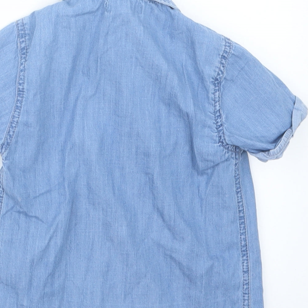 Blue Zoo Boys Blue   Basic Button-Up Size 2-3 Years