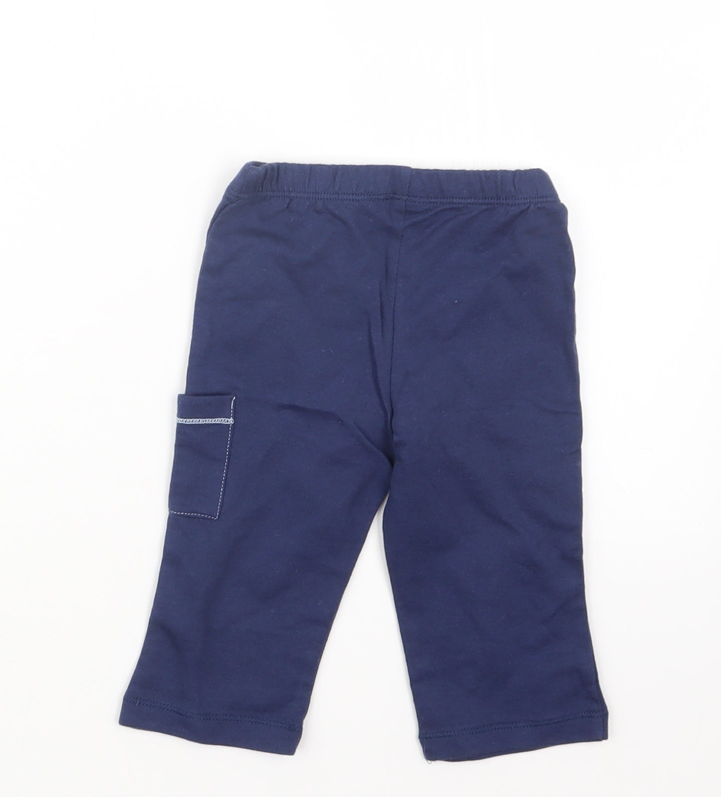 Preworn Boys Blue   Capri Trousers Size 9 Months