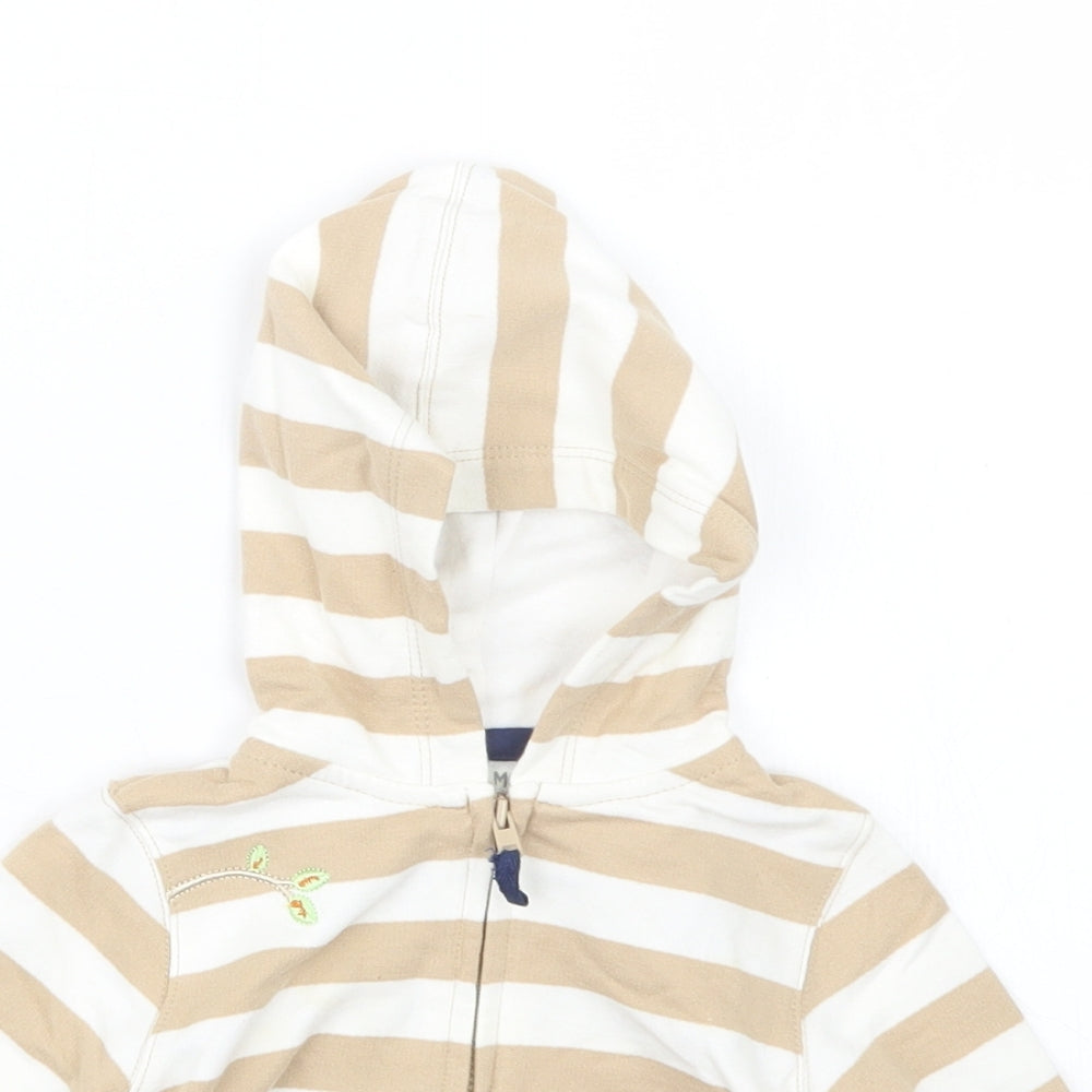 Little Me Boys Beige Striped  Jacket  Size 6-9 Months
