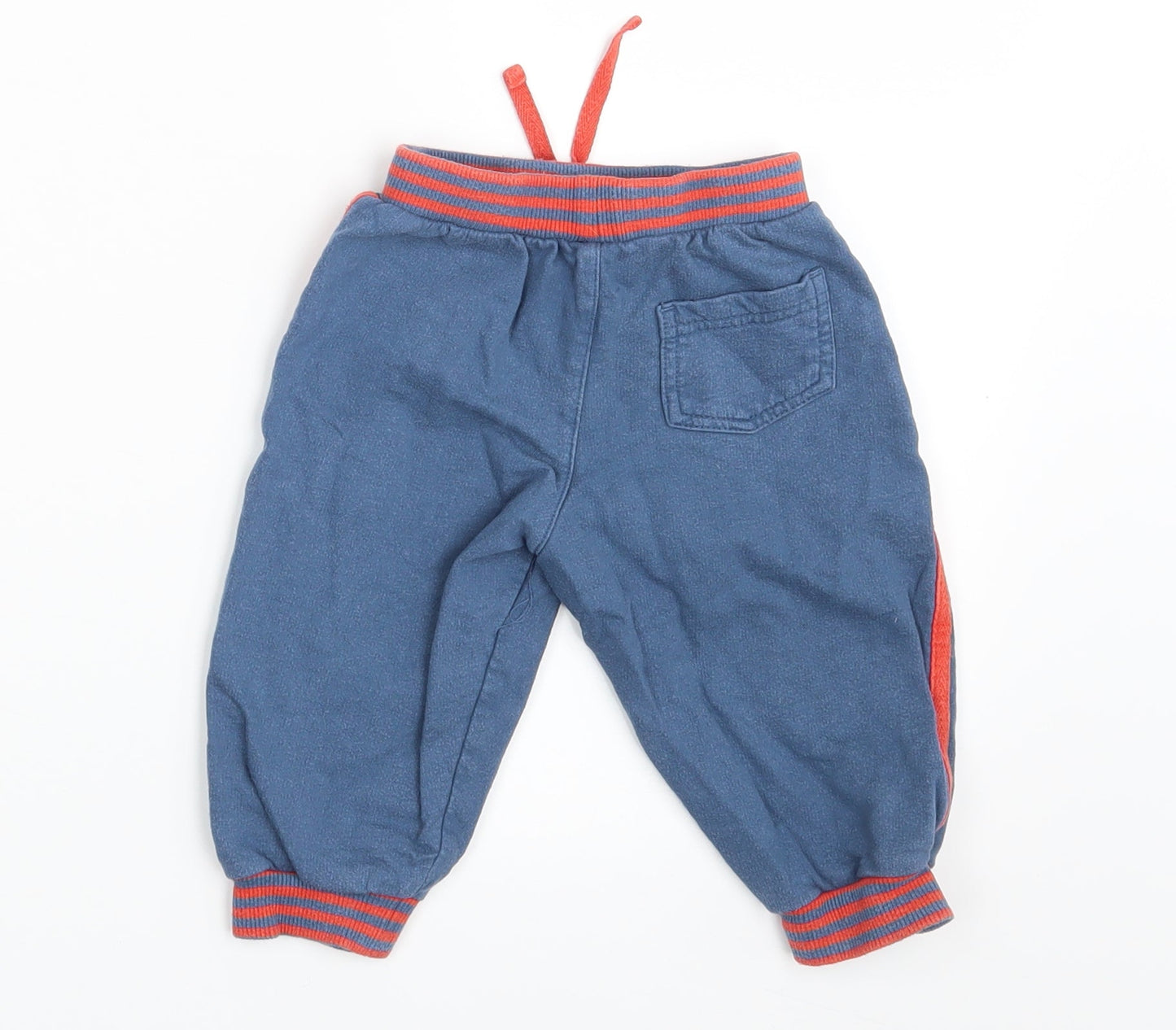 TU Baby Blue   Jogger Trousers Size 9-12 Months  - Waist 16in; Inside  leg 8in