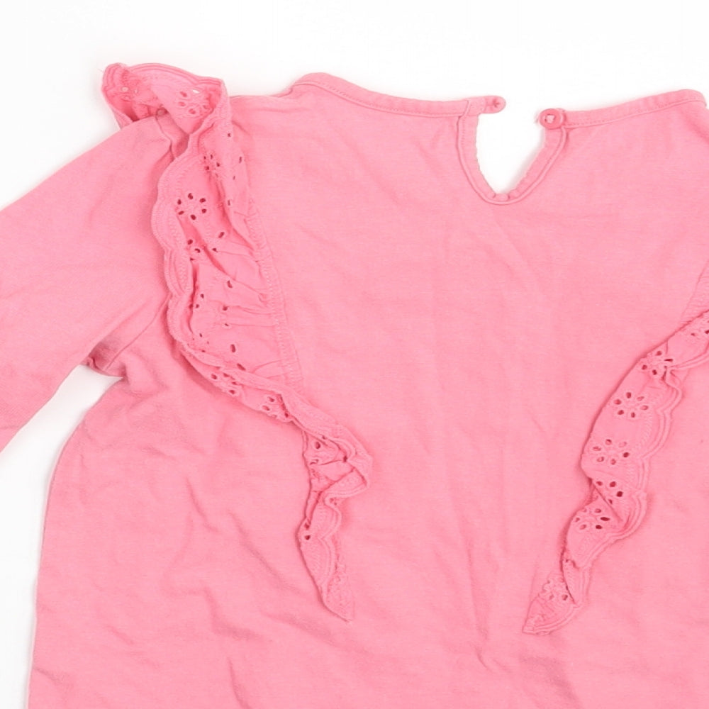 F&F Girls Pink   Basic T-Shirt Size 24 Months