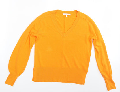 Next Womens Orange   Pullover Jumper Size XS